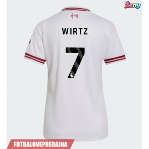 Lacne Ženy Futbalové dres Liverpool Florian Wirtz #7 2026-27 Krátky Rukáv - Preč